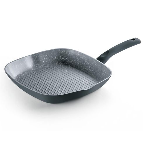 Frigideira Grill Hércules com Revestimento Cerâmico e Indução 31 cm Cinza