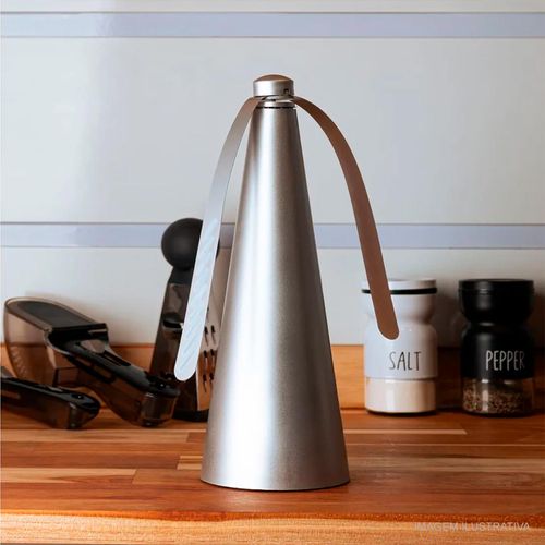 Ventilador Repelente de Mesa Lyor 26x9 cm Prata