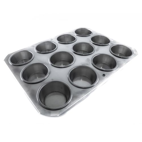 Forma para Cupcake Grande 12 Cavidades em Alumínio Doupan