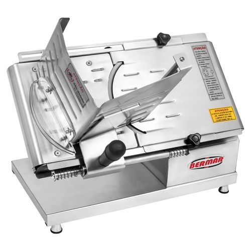 Cortador de Frios Elétrico Bermar Lâmina em Aço Inox 202  mm Bivolt