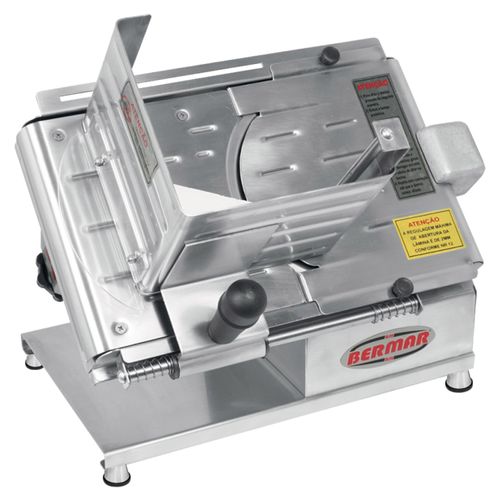 Cortador de Frios Elétrico Bermar Lâmina 202 mm em Aço Inox Bivolt