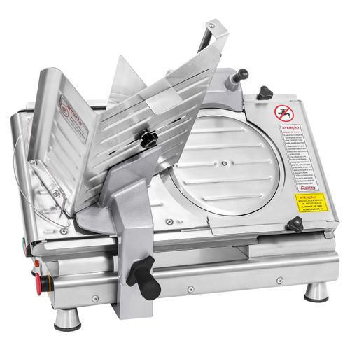 Cortador de Frios Elétrico Bermar Lâmina 250mm em Aço Inox Bivolt