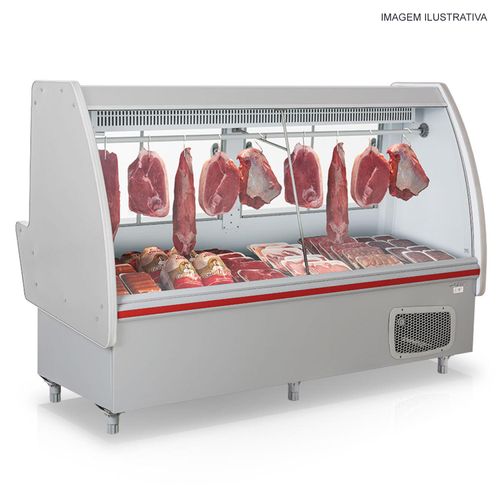Balcão Frigorífico Açougue POP GAPS-210 Gelopar Cinza 220v