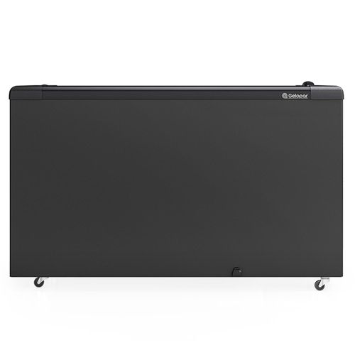 Conservador Horizontal All Black GHD-400 LB PR Gelopar 395 Litros com Led Perimetral 127v