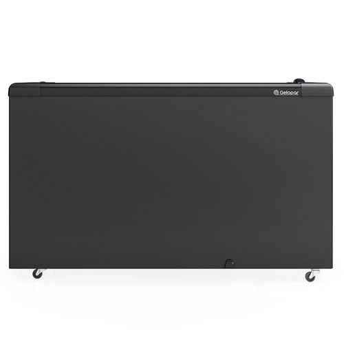 Conservador Horizontal All Black GHD-400 LB PR Gelopar 395 Litros com Led Perimetral 220v
