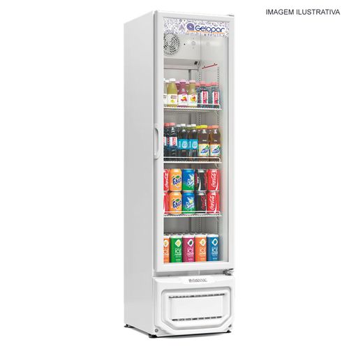 Refrigerador Expositor Vertical 228 Litros GPTU-230 Gelopar Branco 127v