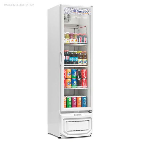 Refrigerador Expositor Vertical 228 Litros GPTU-230 Gelopar Branco 220v