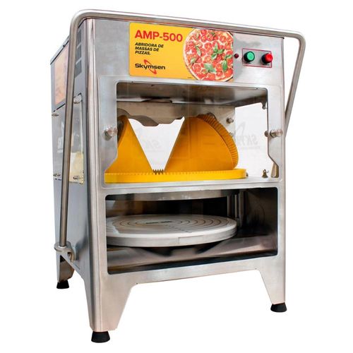 Abridora de Massa para Pizza AMP-500 Skymsen em Aço Inox 220v