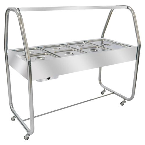 Buffet Térmico Cromado EA8T Venâncio 220v com Cubas