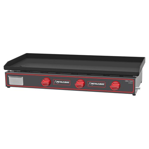 Chapa Bifeteira a Gás Compact CBG1000 Metalcubas 100 cm
