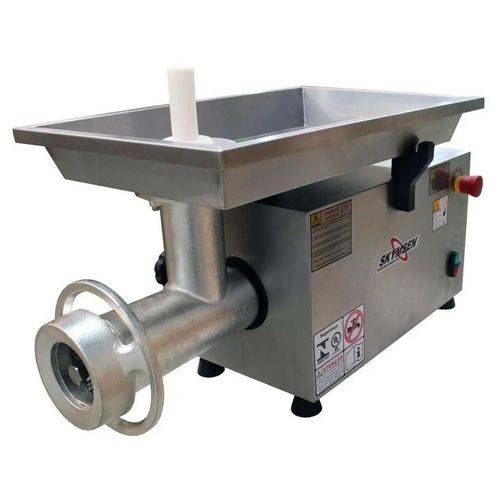 Moedor de Carne Boca 98 PSP-98T Skymsen em Aço Inox 220v Trifásico