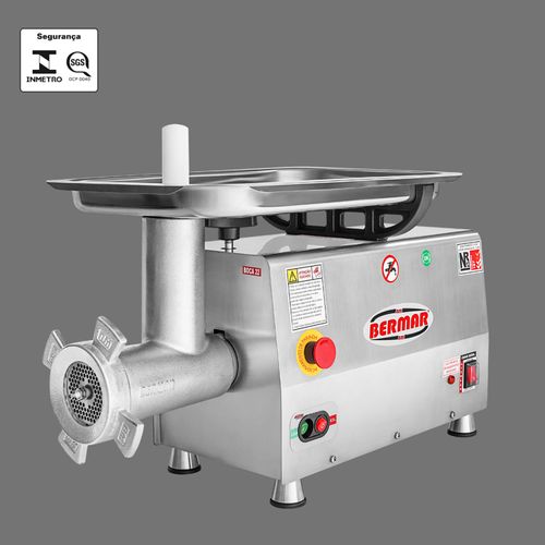Moedor de Carne Boca BM20NR PF Bermar em Aço Inox Bivolt