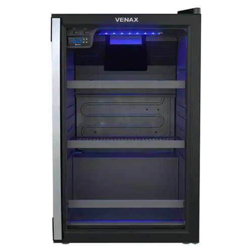 Adega Blue Ligth EXPVBL102  Venax 82 Litros Preto Fosco 127v